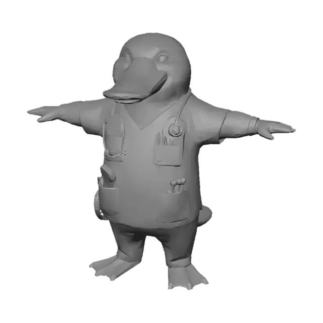 3D model for Dr. Quack