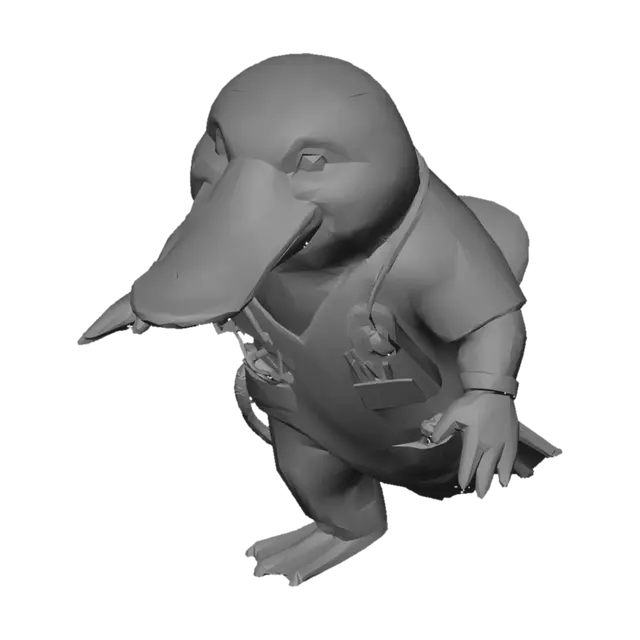 3D model for Dr. Quack