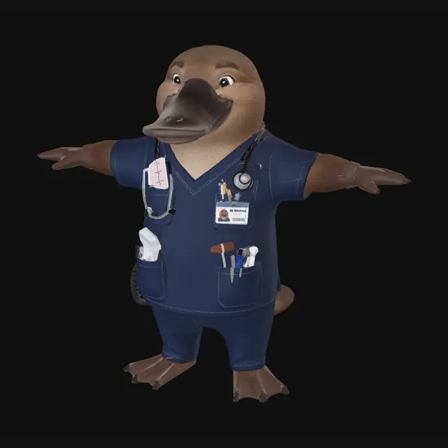 3D model for Dr. Quack
