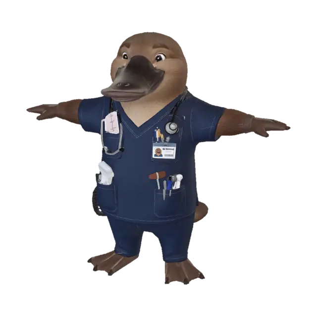 3D model for Dr. Quack