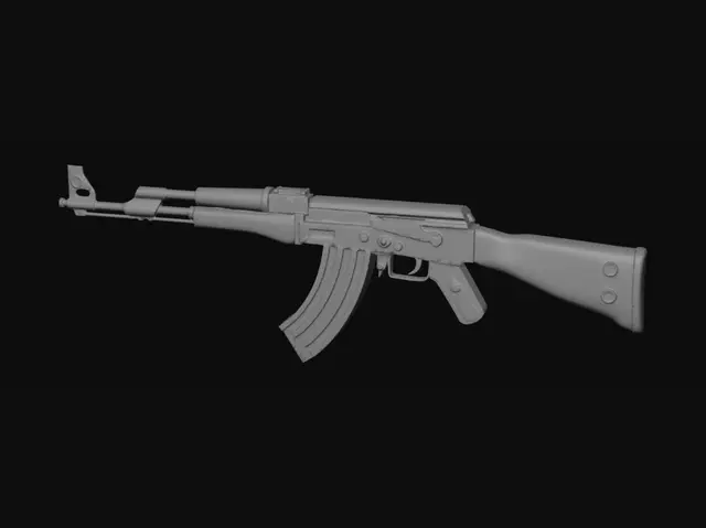 3D model for ak-47