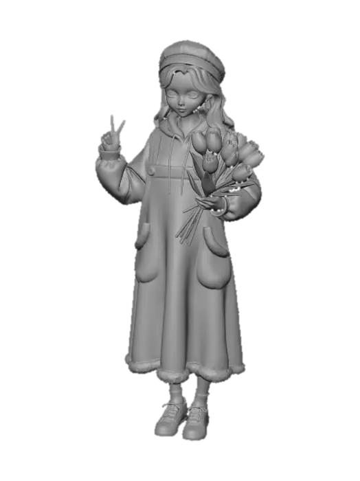 3D model for Peaceful Tulip Moment