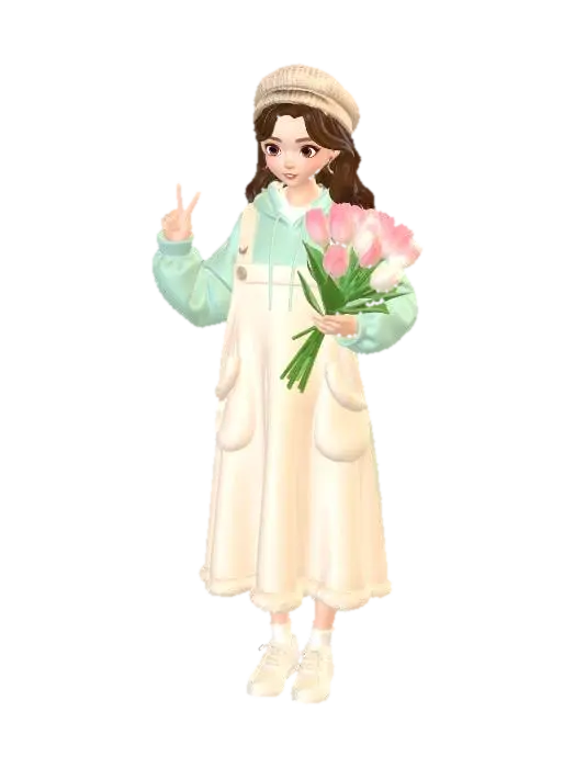 3D model for Peaceful Tulip Moment