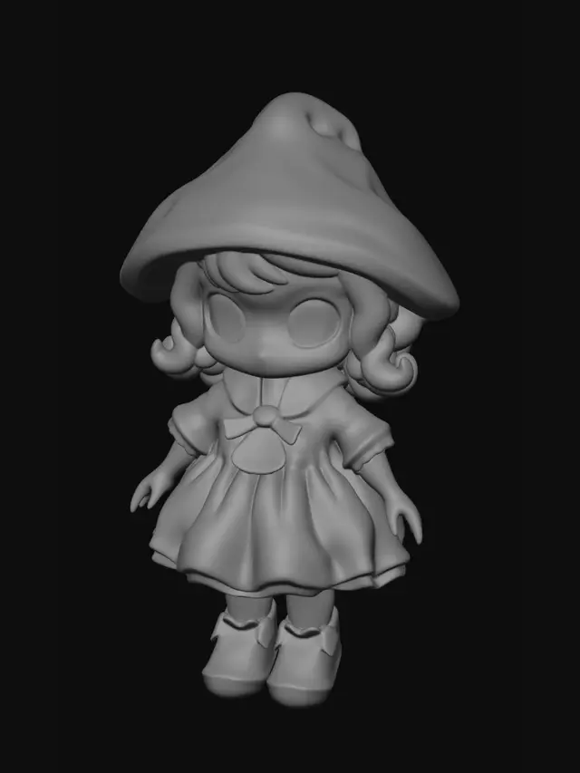 3D model for Pastel Bunny Princess