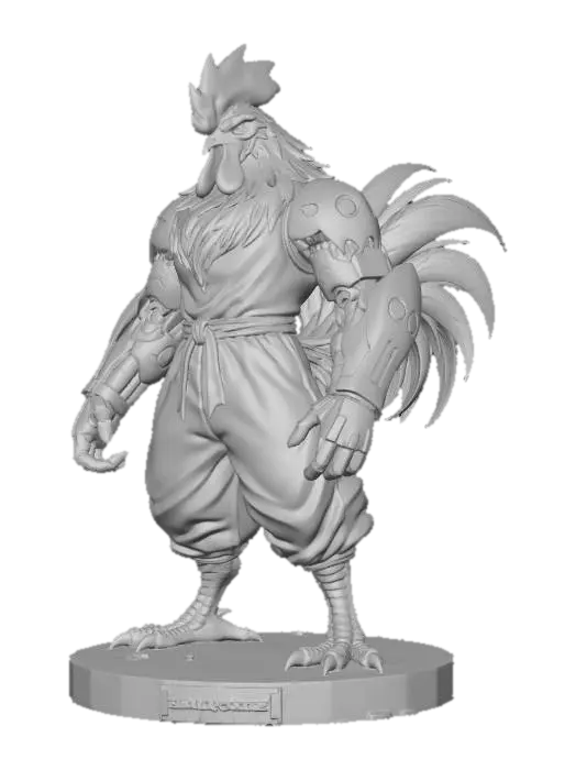 3D model for Mecha-Rooster