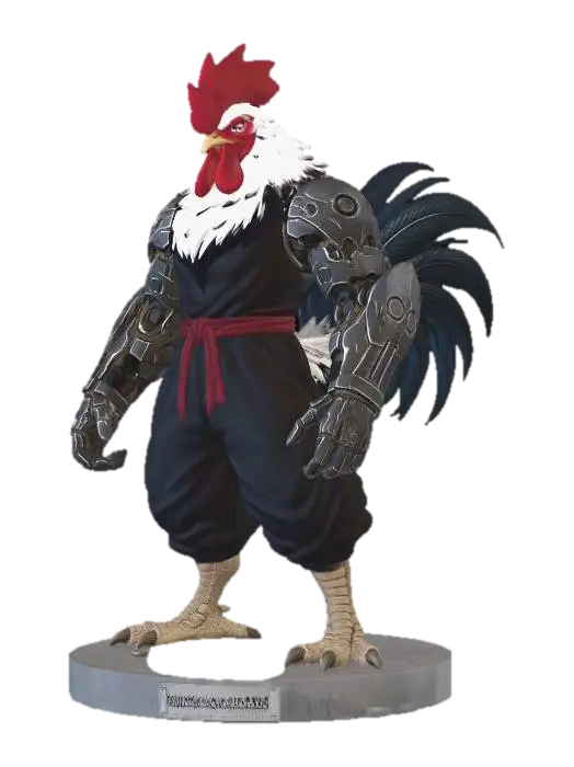 3D model for Mecha-Rooster
