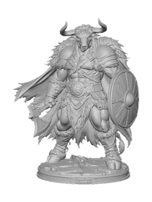 3D model for Minotaur Warlord