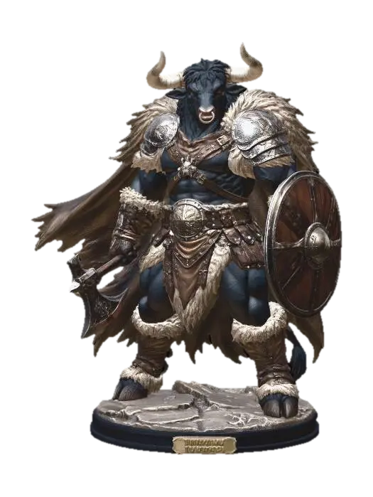 3D model for Minotaur Warlord