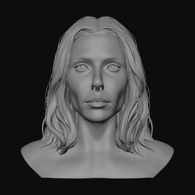3D model for Crimson Portrait