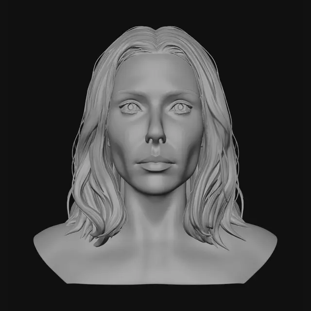 3D model for Crimson Portrait
