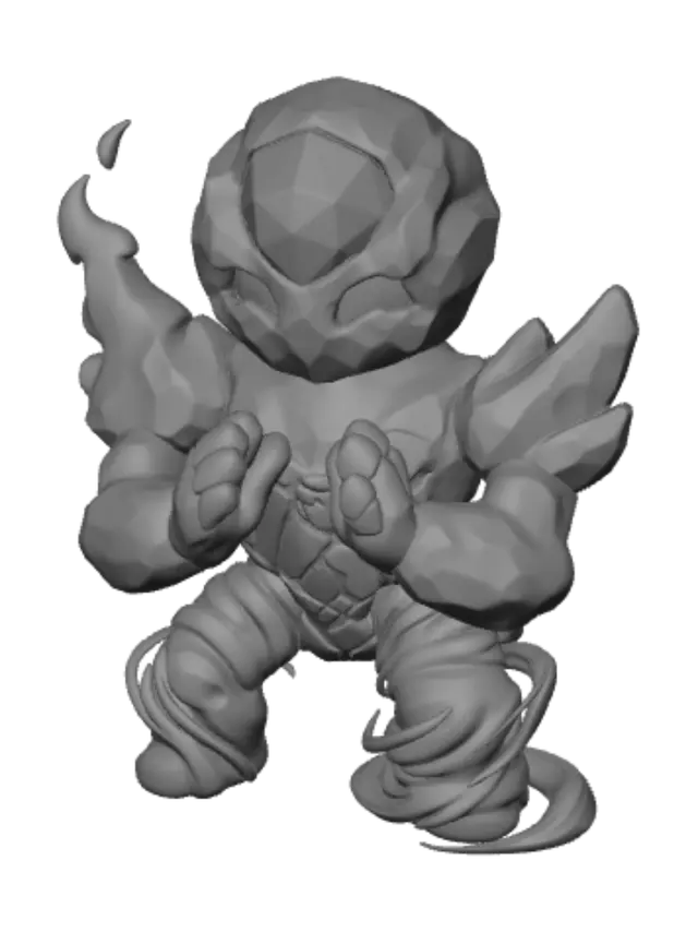 3D model for Four Elements Golem