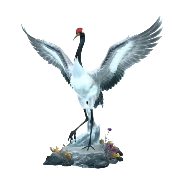 3D model for Aurora Crane