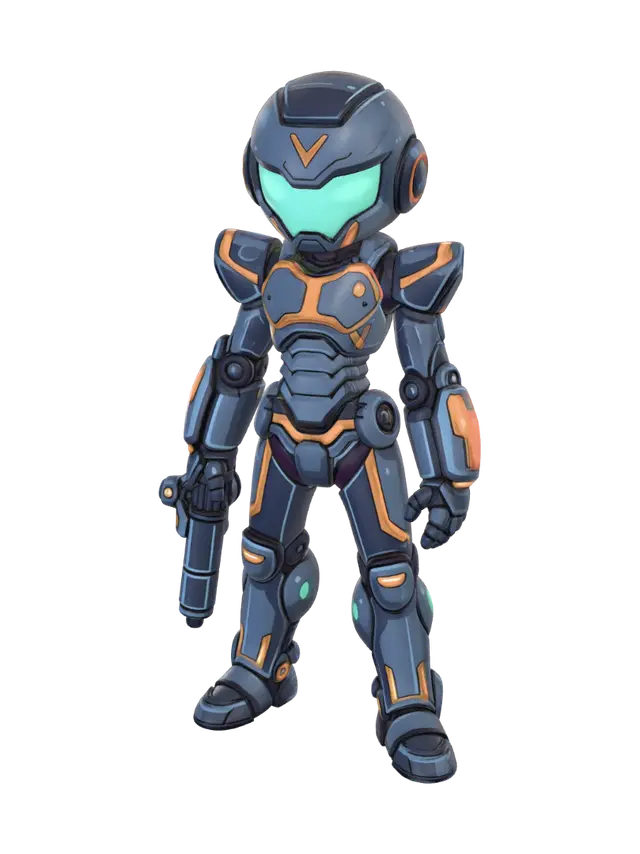 3D model for Neon Sentinel