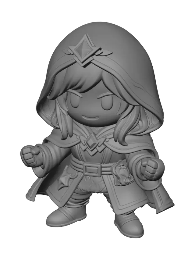 3D model for Violet Arcane Apprentice