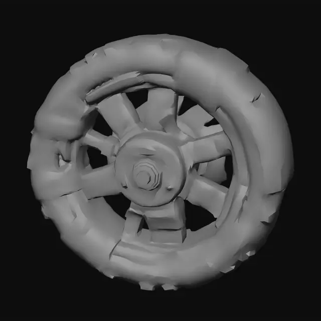 3D model for Rainbow Wheel
