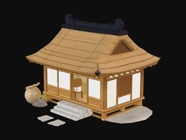 3D model for Mini Thatched House