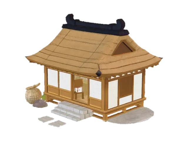 3D model for Mini Thatched House