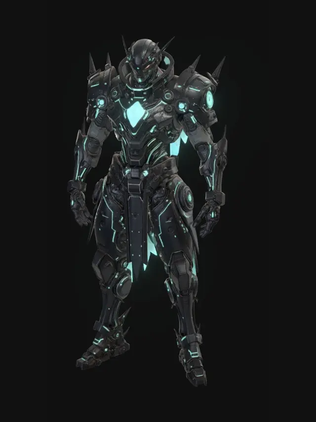 3D model for Neon Sentinel