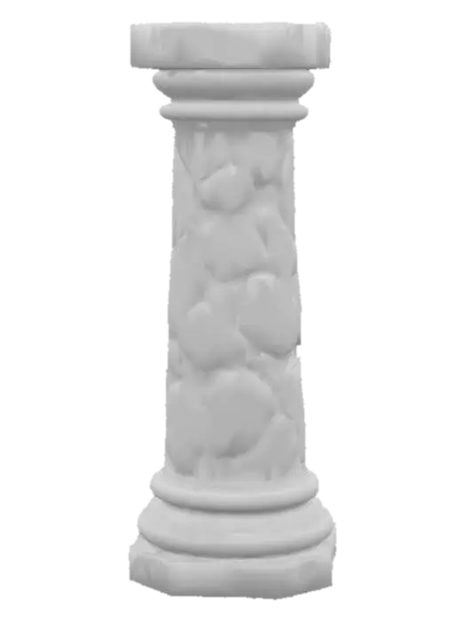 3D model for {
  "prompt": "Broken sandstone pillar ancient desert column ruins 3D game asset weathered orange stone",
  "style": "realistic cartoon 3D game art",
  "subject": "damaged sandstone column",
  "composition": "isolated structure, transparent background",
  "lighting": "flat, no shadows",
  "color_palette": "orange sandstone, warm ochre, desert beige",
  "technical_specs": {
    "background": "none",
    "ground": "none",
    "format": "3D asset",
    "style_blend": "70% realistic, 30% cartoon"
  },
  "details": [
    "cracked surface texture",
    "partially destroyed top",
    "ancient carved details",
    "weathered stone blocks"
  ],
  "avoid": [
    "ground plane",
    "background",
    "complete structures",
    "shadows"
  ]
}
