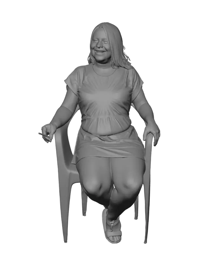 3D model for Mandala Dress Portrait