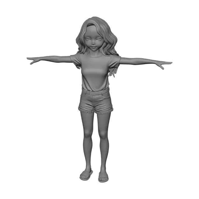 3D model for Golden Hour Pose