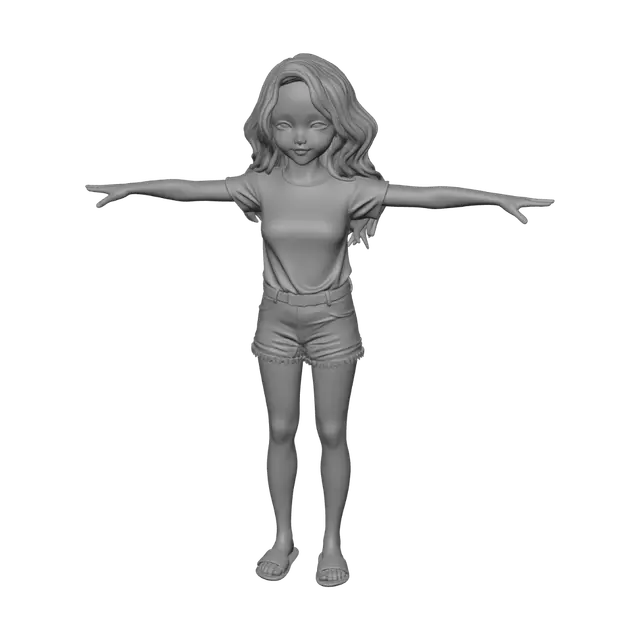 3D model for Golden Hour Pose