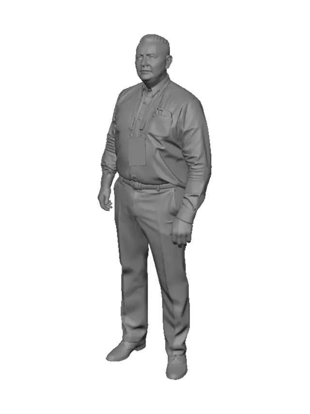 3D model for Conference Attendee Portrait