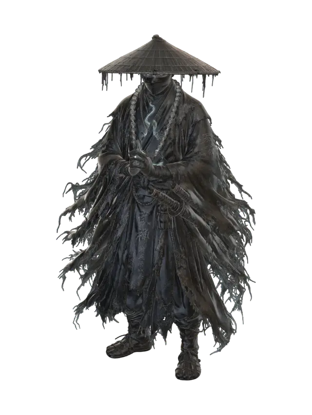 RONIN MONJE ZEN - Wise 3D model, vytvořený pomocí AI