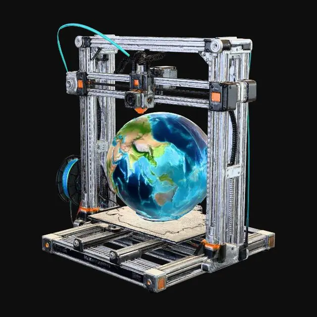3D model for Planet Printer