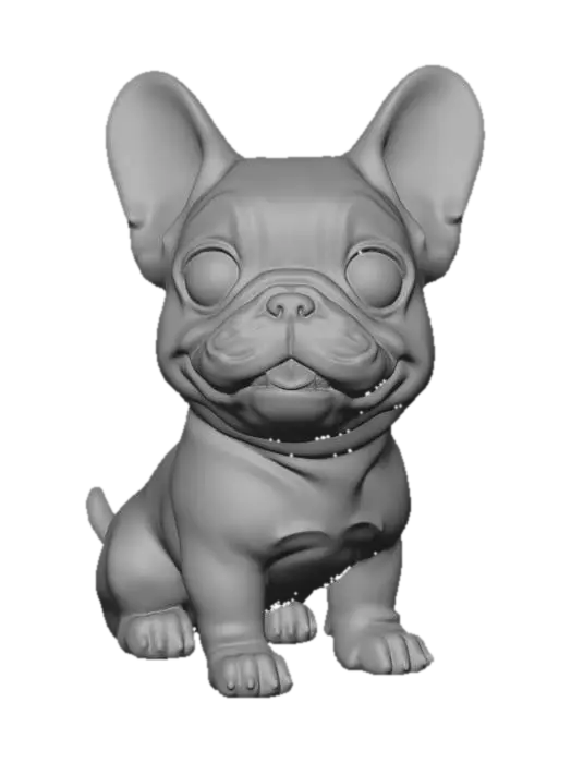 3D model for Big-Eyed Bulldog Puppy