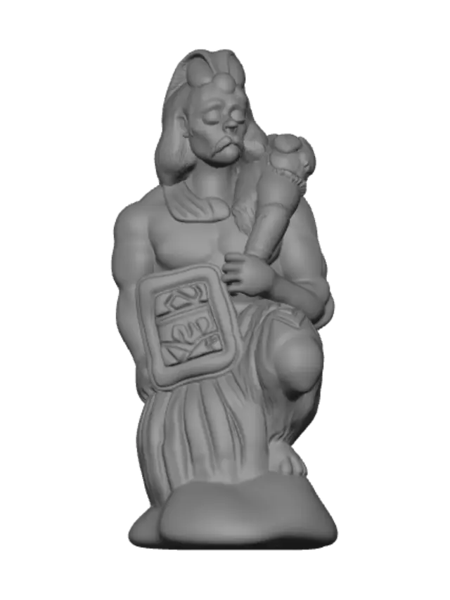 3D model for Crimson Ogre