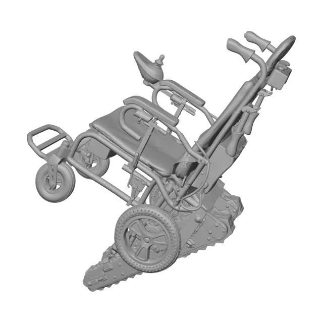 3D model for Stair-Climbing Wheelchair