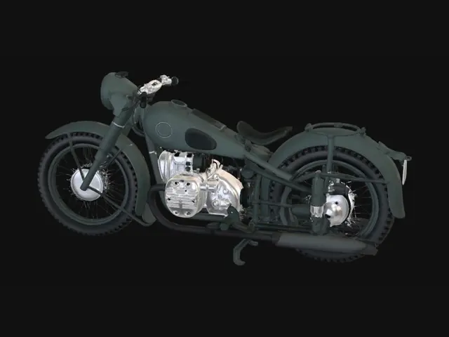 3D model for Vintage BMW Boxer Motorcycle