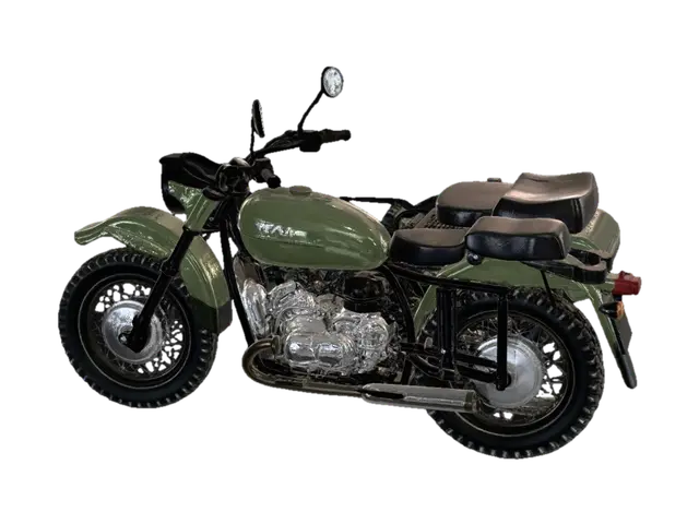Ural Dual View Olive Green 3D model, vytvořený pomocí AI