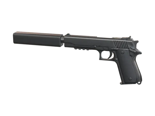 Gun Drawing - Lineart 3D model, vytvořený pomocí AI