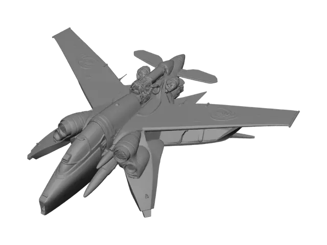 3D model for Crimson Skyfighter