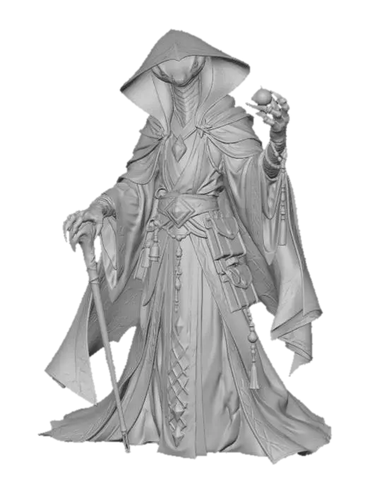 3D model for Emerald Serpent Archmage