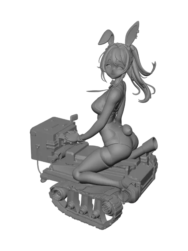 3D model for Tank & Bunny