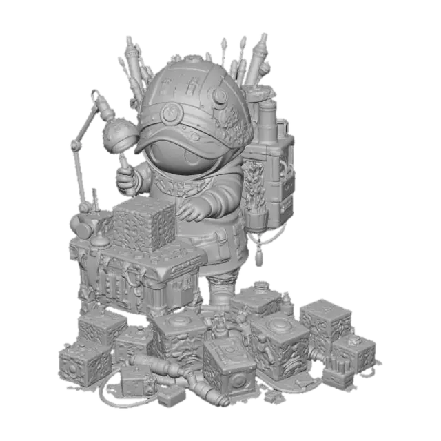 3D model for Meshy: Master of Tiny Details