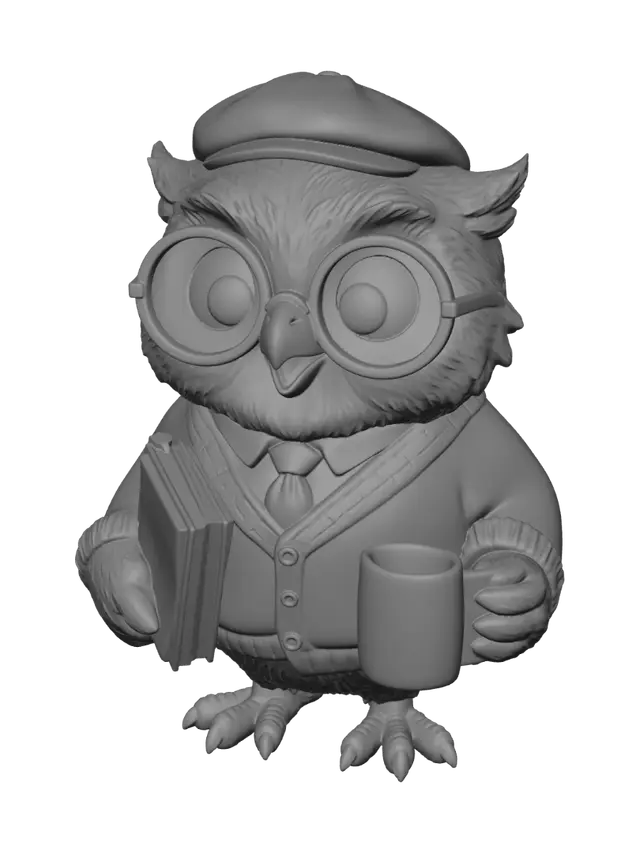 3D model for English for Life Owl