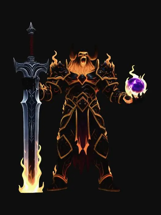 3D model for Demon Lord Call. The most expensive character in Battle of the Strongest.