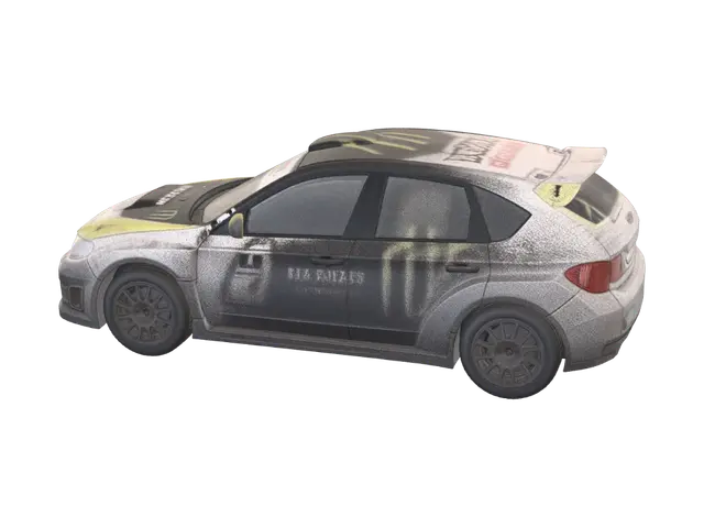 dirt 2 subaru - Rally 3D model, vytvořený pomocí AI