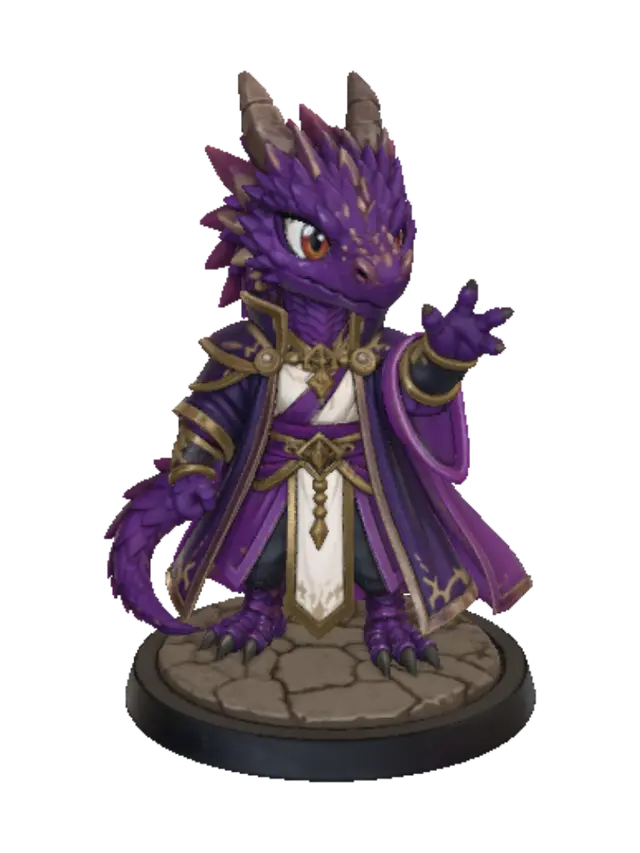 3D model for Amethyst Regent
