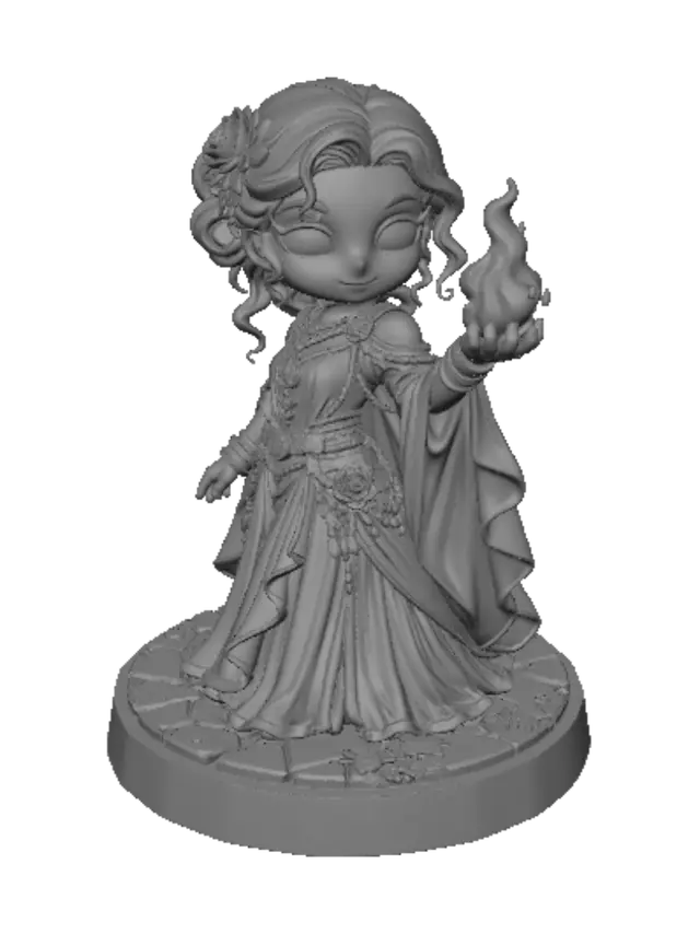 3D model for Rosefire Princess