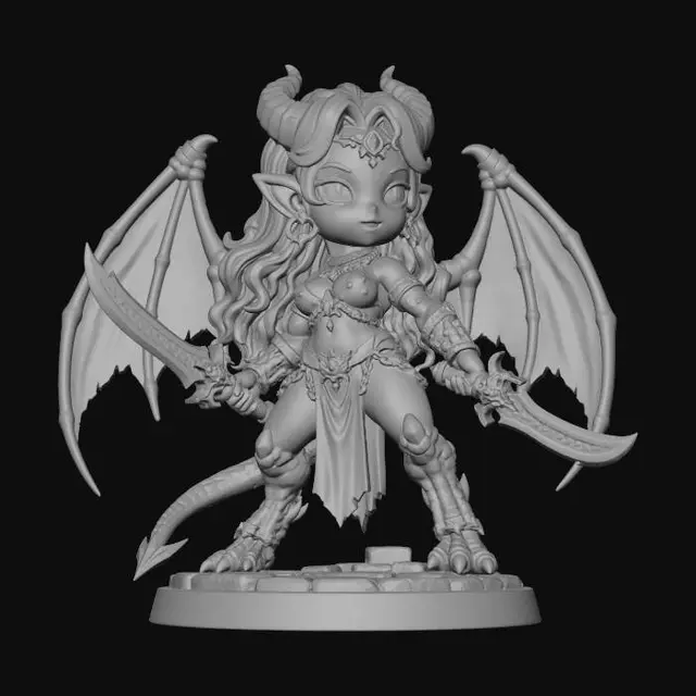 3D model for Crimson Winged Enchantress