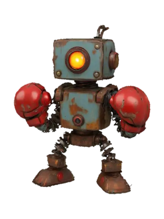 3D model for Boxing Bot, #SketchTo3D#