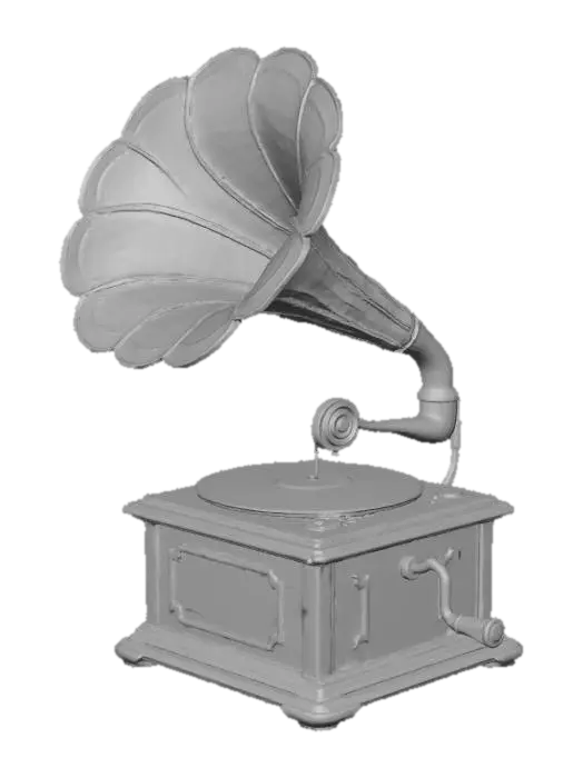 3D model for Vintage Rusted Gramophone, #Halloween2025#