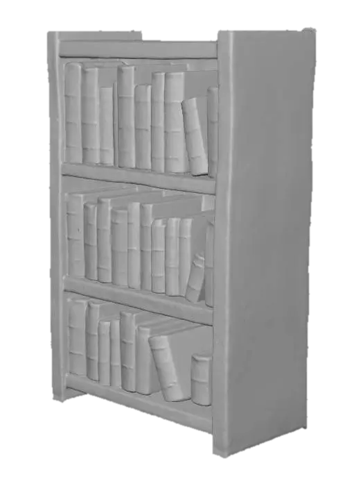 3D model for Old Bookshelf, #Halloween2025#
