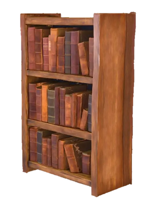 3D model for Old Bookshelf, #Halloween2025#