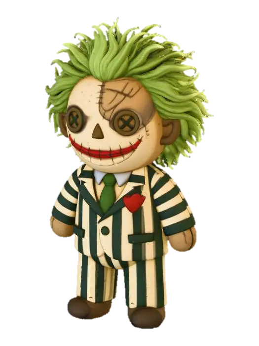 Stitchy Betelgeuse, #Halloween2025# - Stitch 3D model, vytvořený pomocí AI